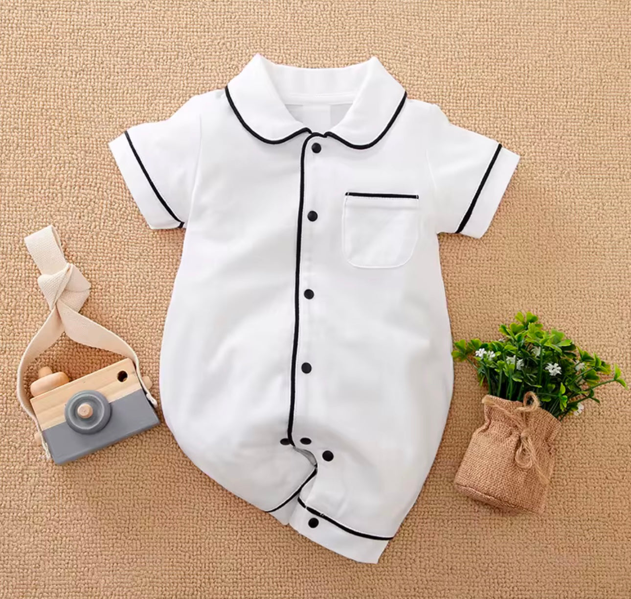 Classic Cotton Baby Romper