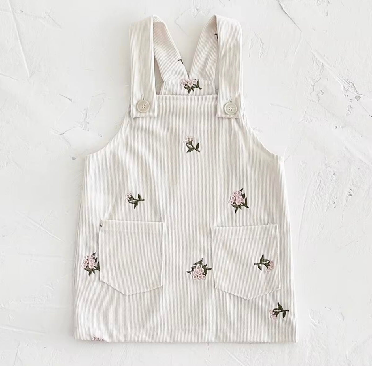 Embroidery floral dress