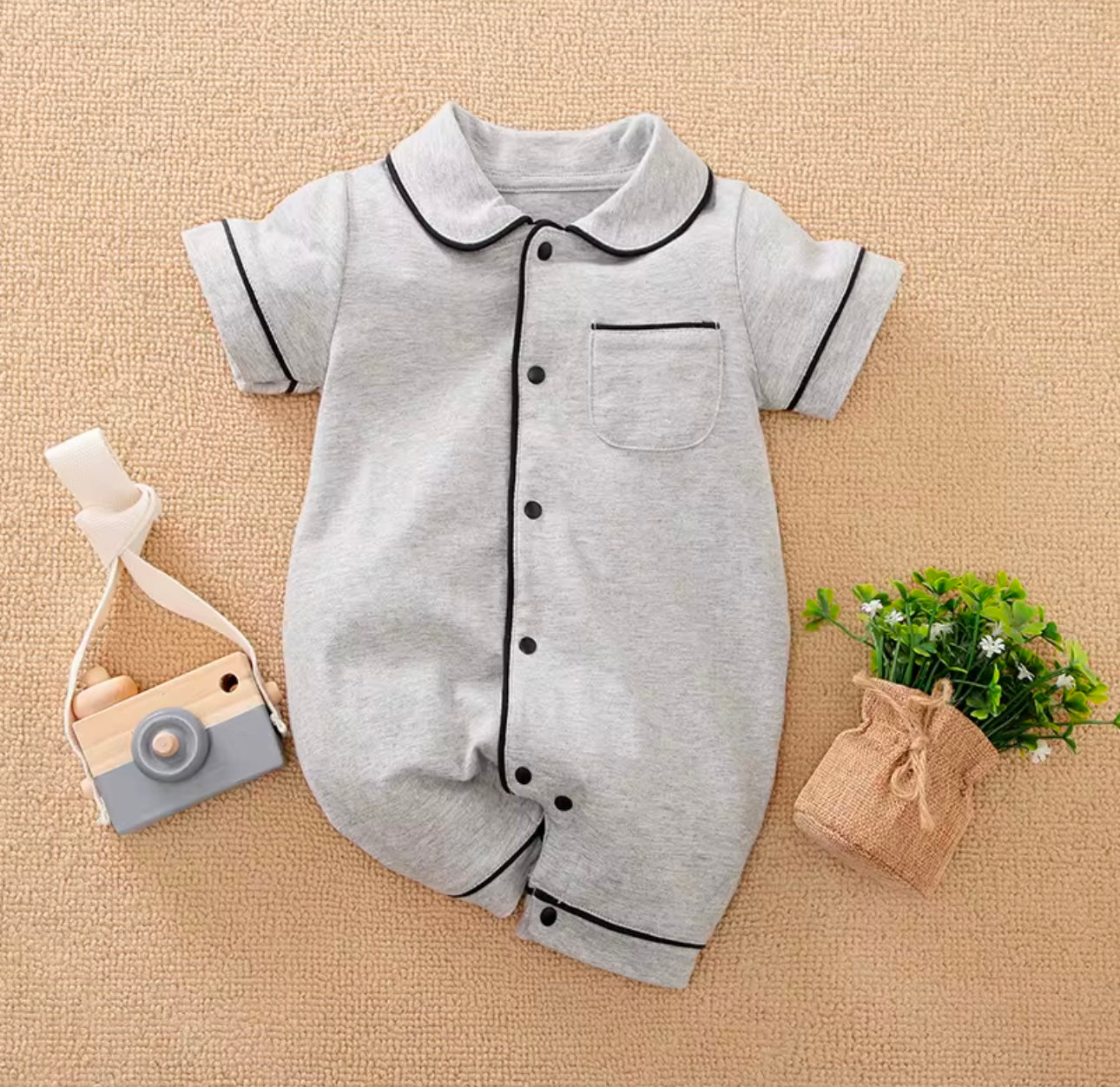 Classic Cotton Baby Romper